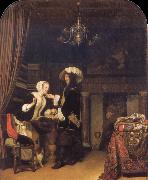 The Gentleman in the shop, Frans van Mieris